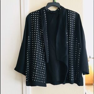 Black studded jacket